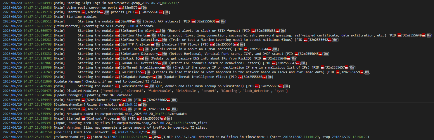 POC Network Attack Visualization: SLIPS x STIX